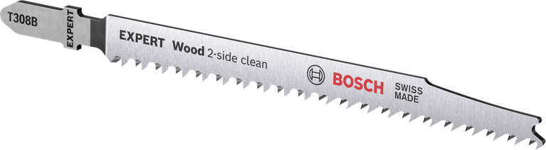 Bosch T308B Expert Wood 2-side clean jigsaw blade.