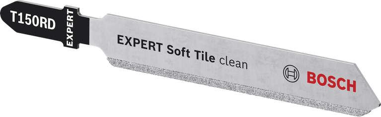Bosch EXPERT Soft Tile Clean T150RD diamond jigsaw blade.