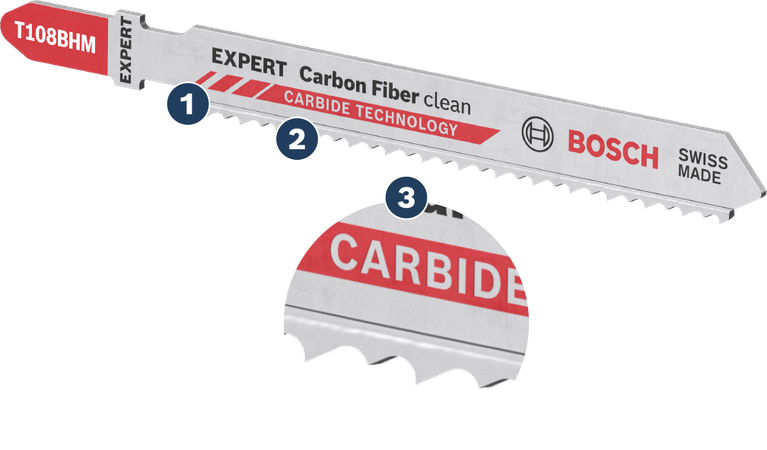 Long Life clean cutting carbon fibre Long Life clean cutting carbon fibre
