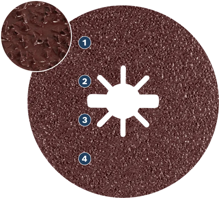 Bosch Expert Removal Disc with textured abrasive surface.