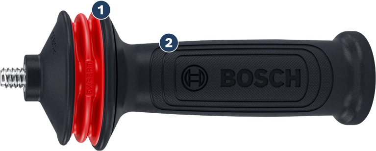 Bosch EXPERT Handle for Vibration Control M10 angle grinder.