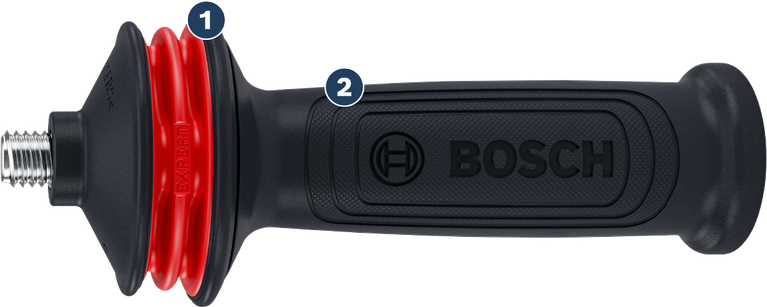 Bosch EXPERT Handle for Vibration Control M14 angle grinder.