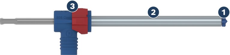 Bosch SDS Clean dust extraction drill bit.