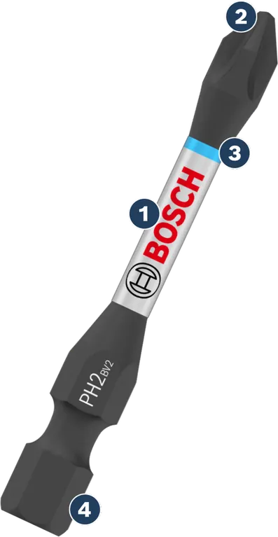 Bosch PH2 extra hard screwdriver bit.