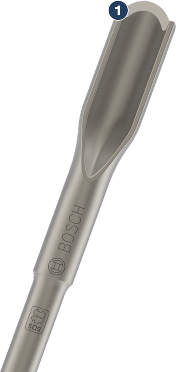 Bosch PRO SDS max Hollow Gouging Chisel 32 x 300 mm.