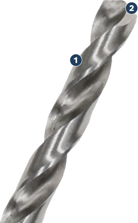 Bosch PRO Metal HSS-G Hex twist drill bit.