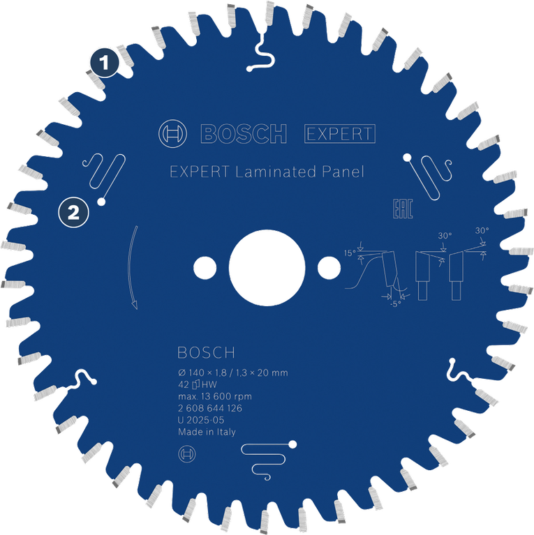 Bosch Expert Laminated Panel circular saw blade.