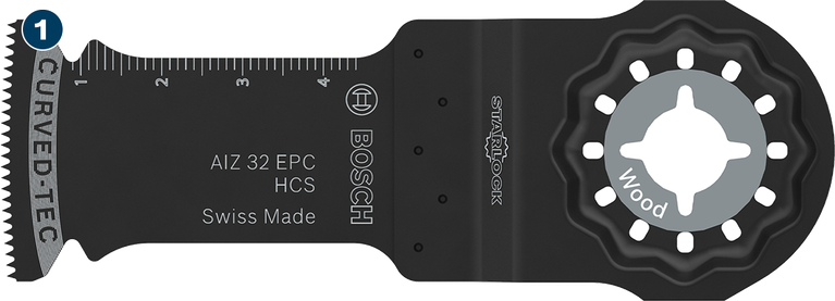 Bosch Starlock AIZ 32 EPC HCS wood cutting blade.