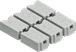 Aerated concrete.