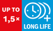 Longer lifespan.